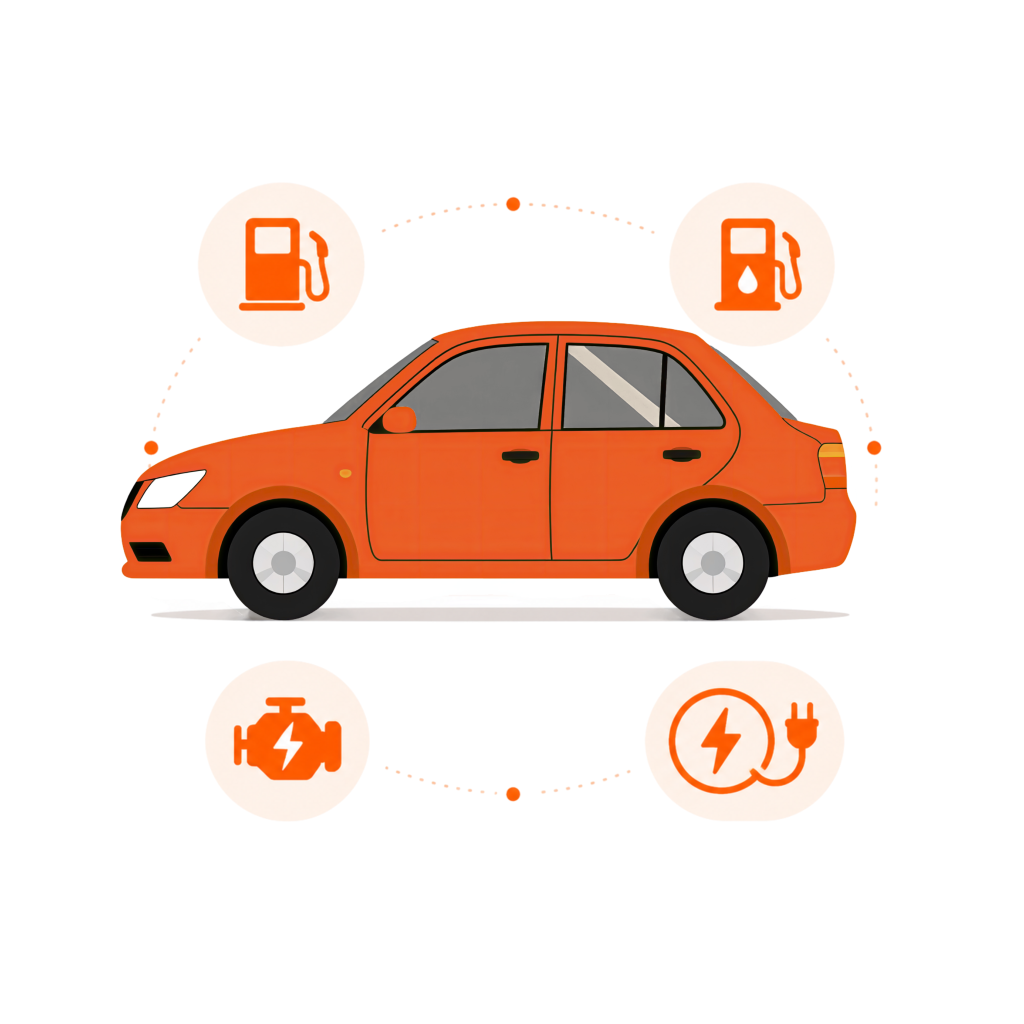 Benziner, Diesel, Hybrid und Elektroauto im Vergleich